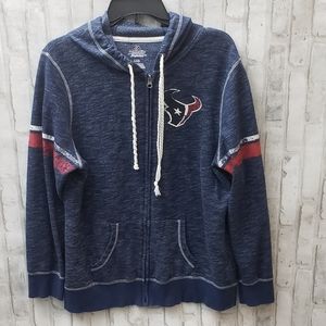Women's Houston Texans Zip-Up Hoodie, Size L